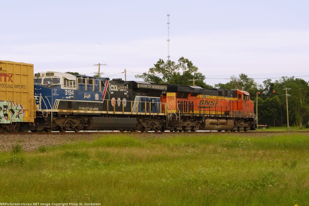 CSX 3194, BNSF 7448